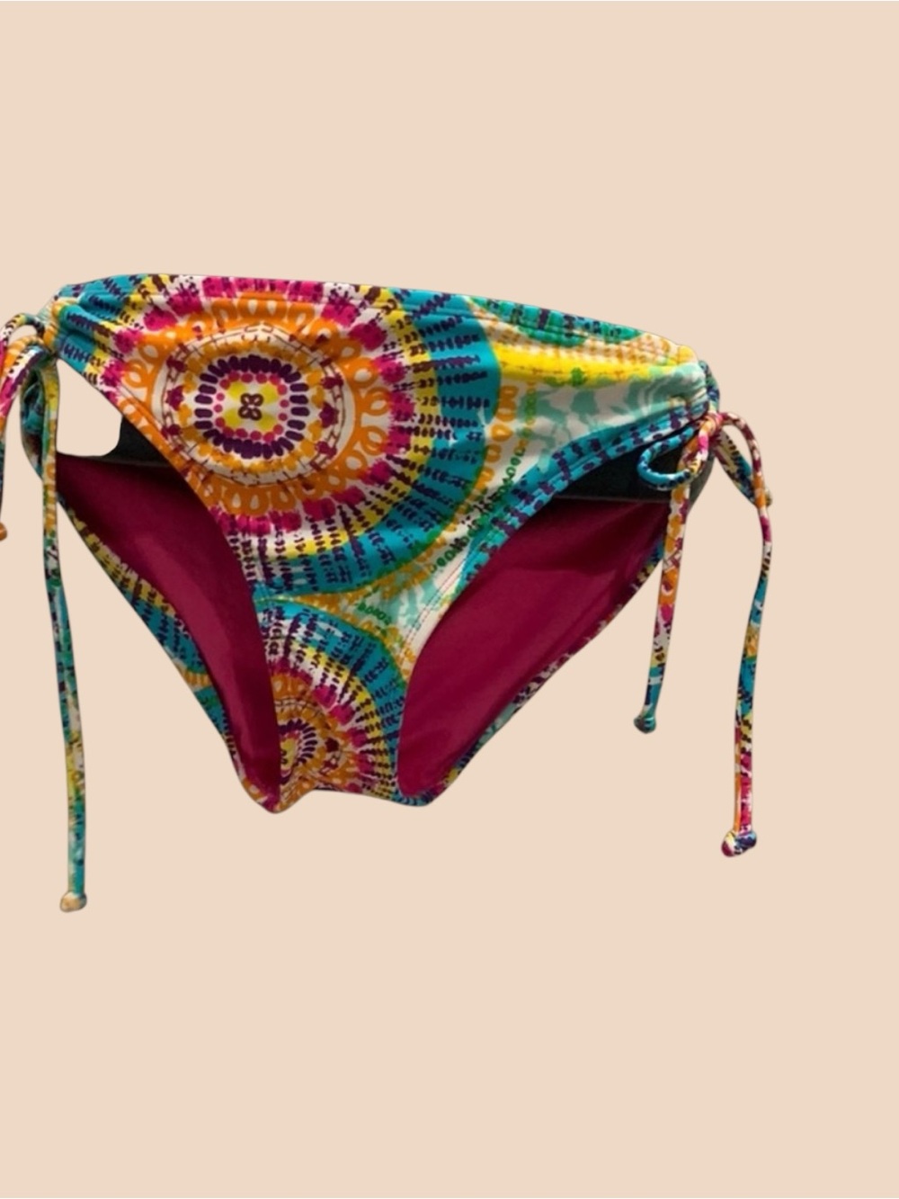 Colorful Tie-Dye Bikini Bottoms